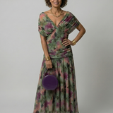 JANET | OFF-SHOULDER FLOW MIDI DRESS