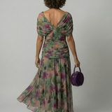 JANET | OFF-SHOULDER FLOW MIDI DRESS