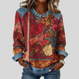 Judith | Vintage Floral Sweatshirt