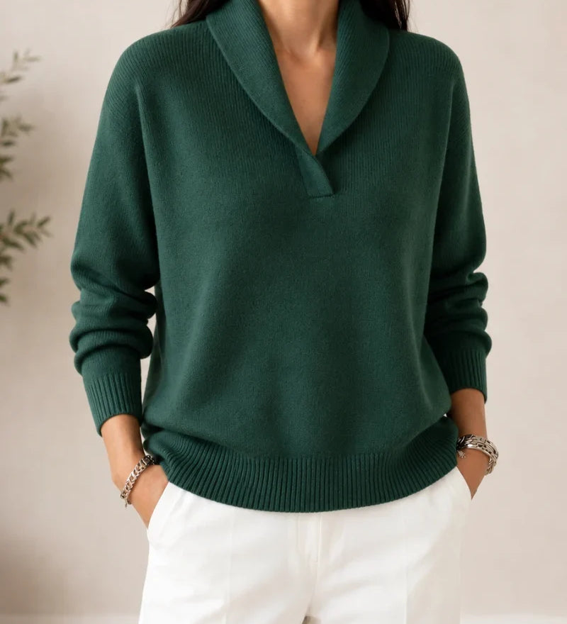 Soft V-Neck Jumper for Women