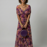 JANET | OFF-SHOULDER FLOW MIDI DRESS