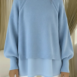 Layered-Look Jumper for Women
