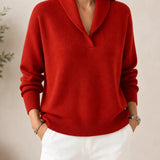Soft V-Neck Jumper for Women