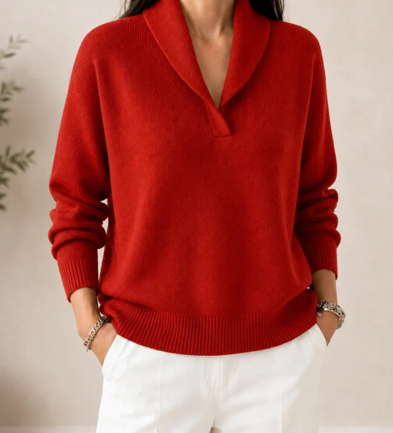 Soft V-Neck Jumper for Women