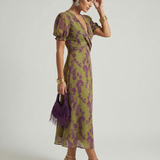 AUDREY | RELAXED FLORAL MIDI DRESS