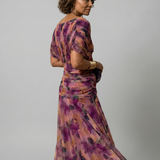 JANET | OFF-SHOULDER FLOW MIDI DRESS