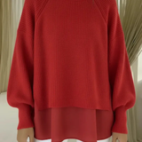 Layered-Look Jumper for Women