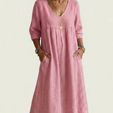 BARBARA | ELEGANT A-LINE MAXI DRESS