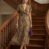 AUDREY | RELAXED FLORAL MIDI DRESS