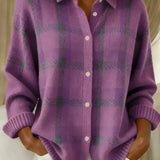 Joanna | Relaxed Checked Cardigan