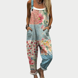 Comfortable Printed Dungarees
