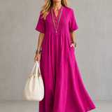TERESA | PLEATED MIDI DRESS
