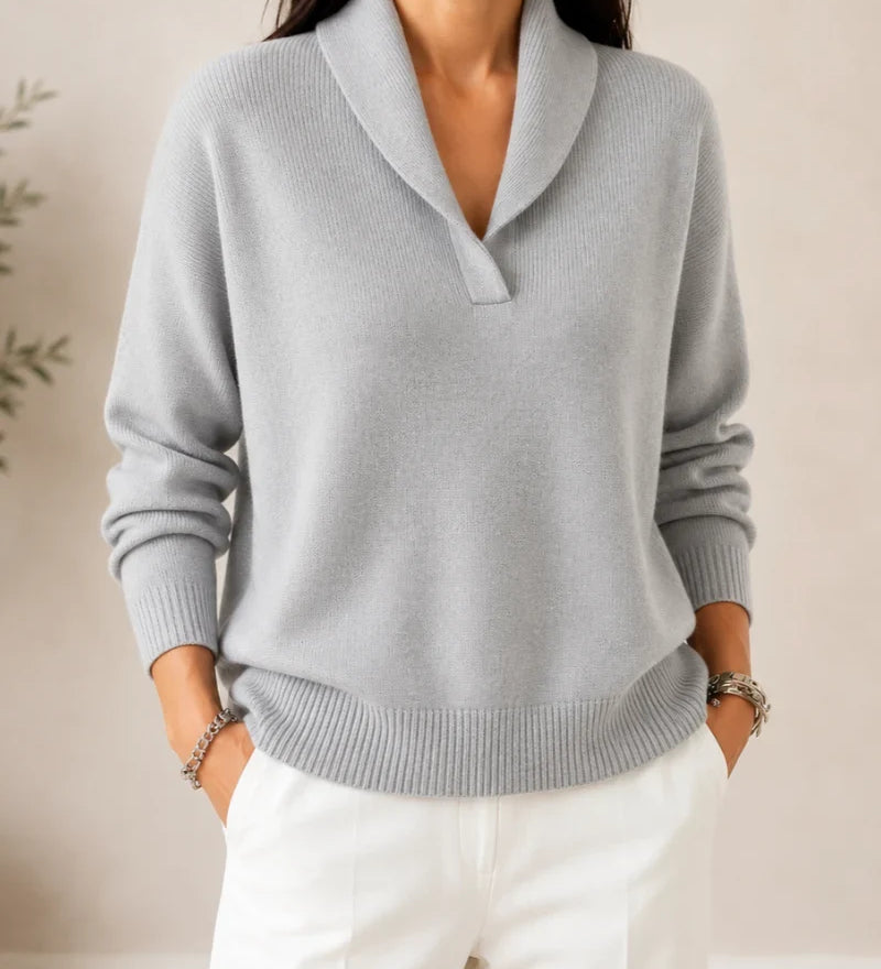 Soft V-Neck Jumper for Women