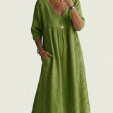 BARBARA | ELEGANT A-LINE MAXI DRESS