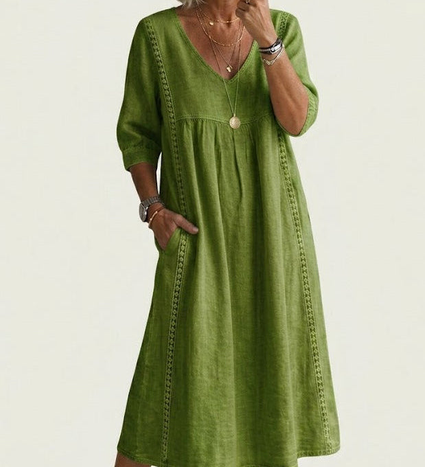 BARBARA | ELEGANT A-LINE MAXI DRESS