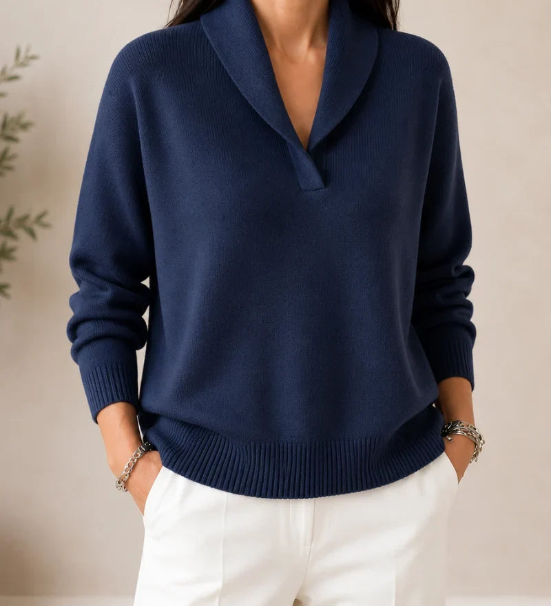 Soft V-Neck Jumper for Women