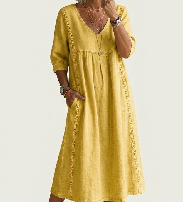 BARBARA | ELEGANT A-LINE MAXI DRESS