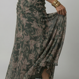 JANET | OFF-SHOULDER FLOW MIDI DRESS