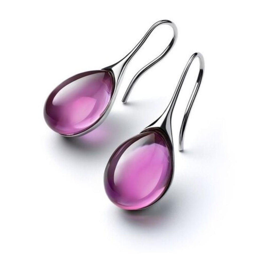 Elegant Crystal Drop Earrings