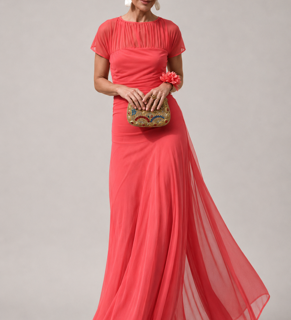 JEAN | CHIFFON MAXI DRESS