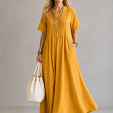 TERESA | PLEATED MIDI DRESS
