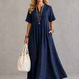 TERESA | PLEATED MIDI DRESS