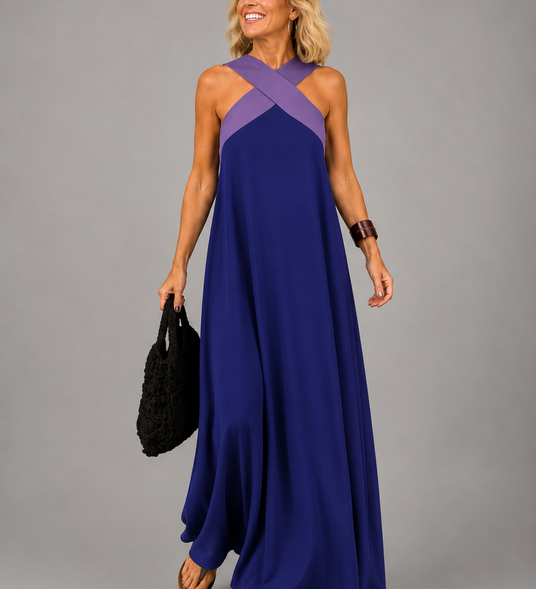 VALERIE | CROSS-OVER MAXI DRESS
