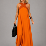 VALERIE | CROSS-OVER MAXI DRESS