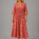 MARGARET | BOHEMIAN FLOW MIDI DRESS