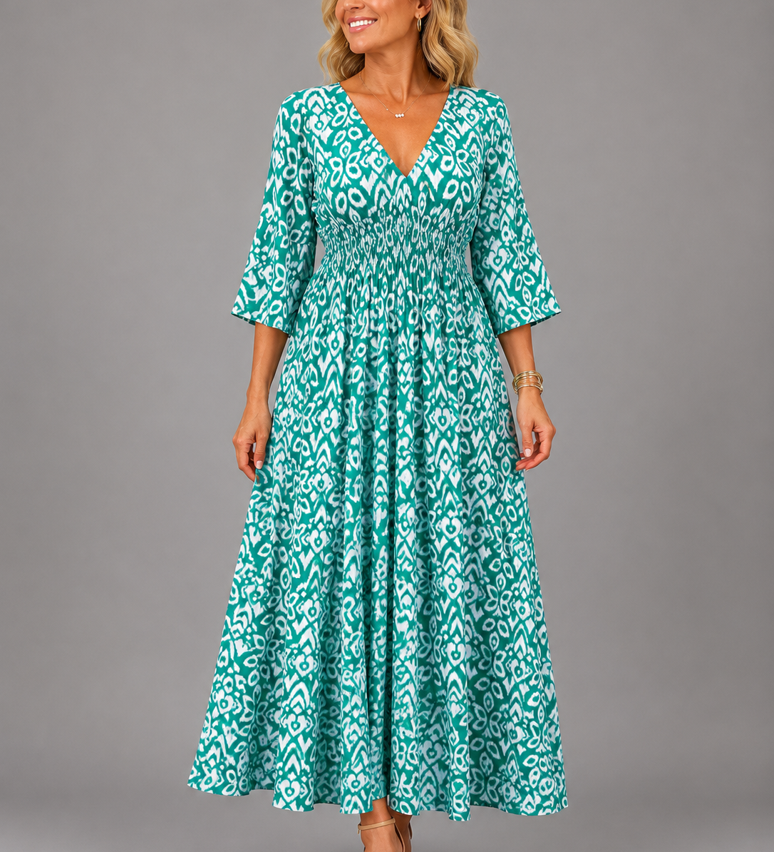 MARGARET | BOHEMIAN FLOW MIDI DRESS