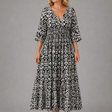 MARGARET | BOHEMIAN FLOW MIDI DRESS