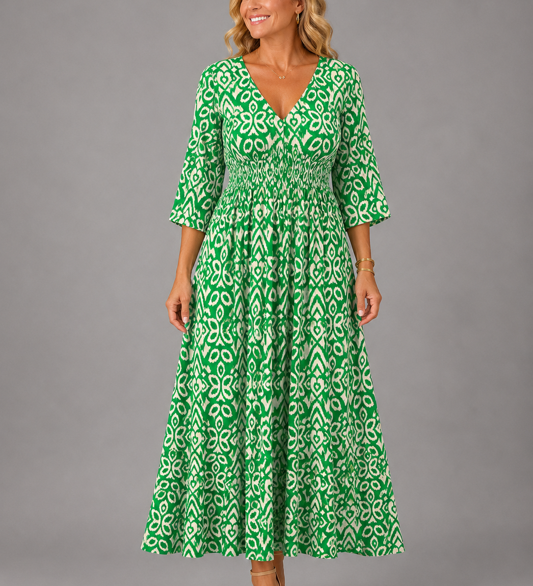 MARGARET | BOHEMIAN FLOW MIDI DRESS
