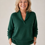 Soft V-Neck Jumper for Women