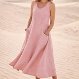 LUNA | COMFORTABLE A-LINE MIDI DRESS