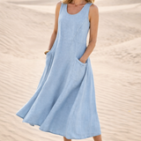 LUNA | COMFORTABLE A-LINE MIDI DRESS