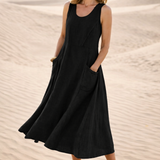 LUNA | COMFORTABLE A-LINE MIDI DRESS