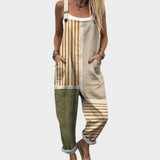 Comfortable Printed Dungarees