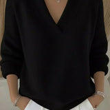 Vivelle | Relaxed V Neck Jumper
