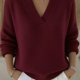 Vivelle | Relaxed V Neck Jumper