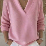Vivelle | Relaxed V Neck Jumper