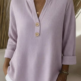 Lucinda | Henley Button Top