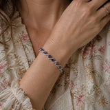 Silver Halo Link Bracelet