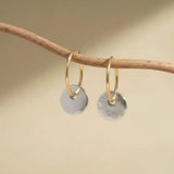 Artisan Crafted Elegant Hoop Earrings