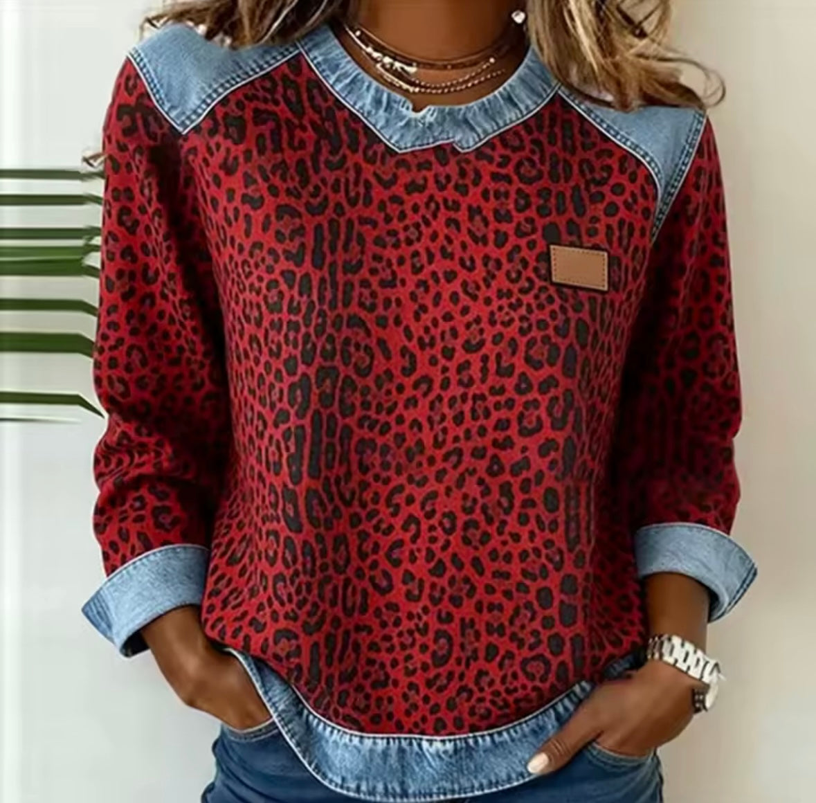 Jemima | Leopard Statement Sweatshirt