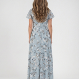 SYLVIA | FLORAL CHIFFON MAXI DRESS