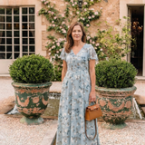 SYLVIA | FLORAL CHIFFON MAXI DRESS