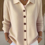 Josephine | Button Front Collared Cardigan