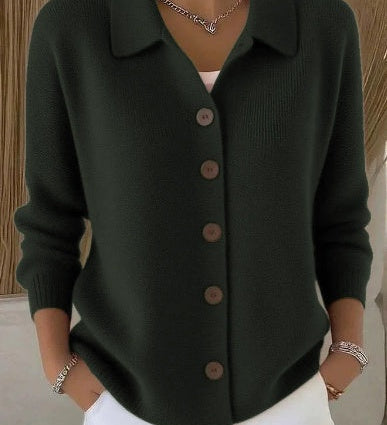 Josephine | Button Front Collared Cardigan