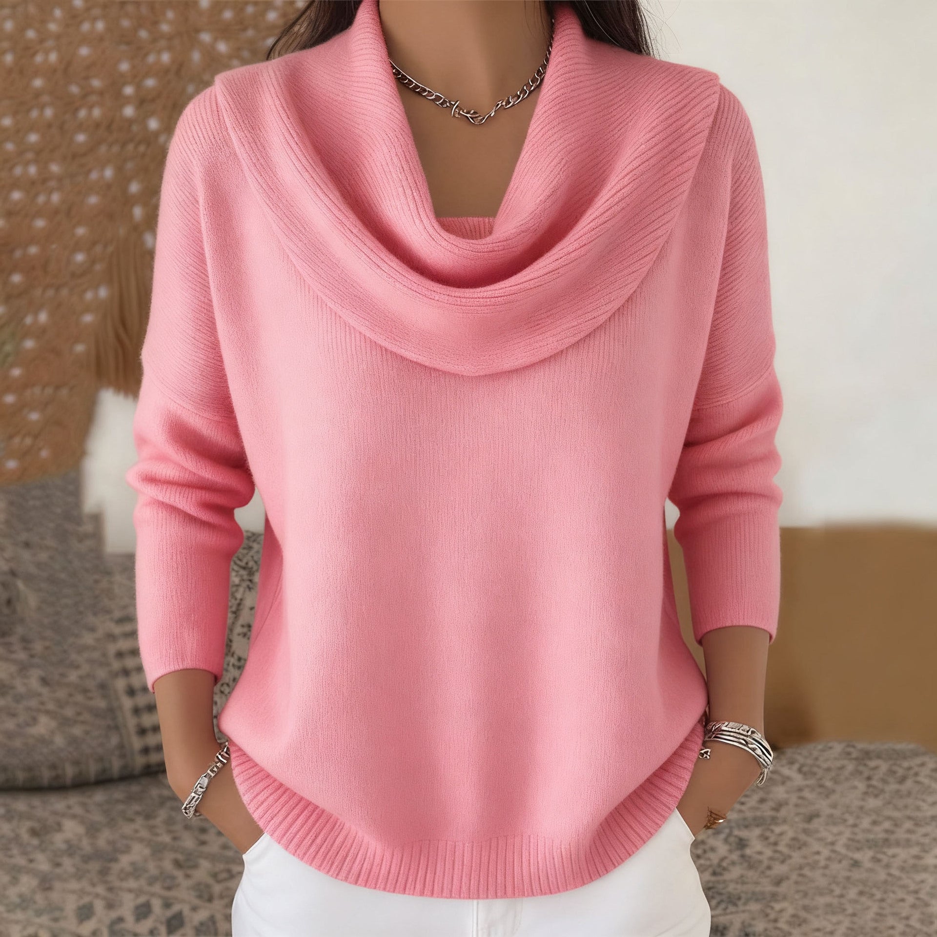 Juliette | Cowl Neck Jumper