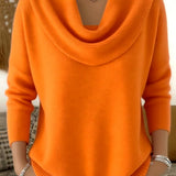 Cowl Neck Jumper for Women